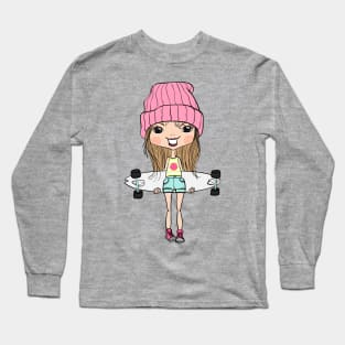 FUN SKATE GIRL Long Sleeve T-Shirt